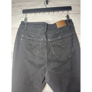 Judy Blue Size 14W Slim Fit Distressed Black STRETCH Denim Jeans High Rise